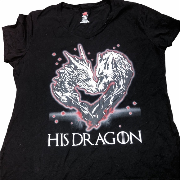 Game of thrones size large His Dragon T-shirt - Picture 2 of 5